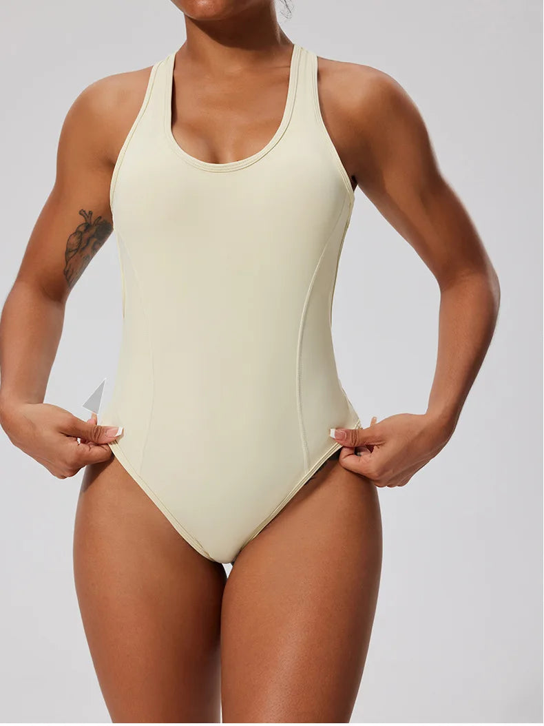 Seamless Yoga Jumpsuit Set Casual Back Base Tight One-piece Corset SlimBodysuit Yoga Suit Suspender Sports Fitness Suits Women