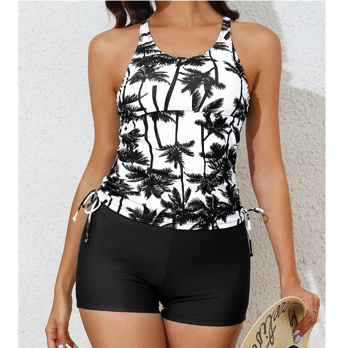 Sexy Print High Waist Tankini Sets 2026 Women Swimsuit Two Piece Swimwear Female Trunks Bathing Suits Brazilian Biquini Shorts