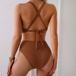 Sexy Push Up Bikini 2026 Women Swimsuit Two Pieces Swimwear Female High Waist Bikinis Set Green Bathing Suits Brazilian Biquin