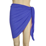 Women Beach Skirts Swimwear Summer Solid Bikini Cover Ups Shorts Pareo Wraps Sarong Skirt Swimsuit Beachwear Half Wrapped Skirt