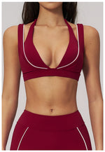 Summer Women's Sports Bra Anti-Sweat Fitness Top Women Yoga Bra Cycling Shockproof Crop Top Cross Back Sport Bra Gym Workout Top