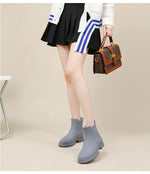 Rain Boots Women Garden Galoshes Waterproof Rubber Chelsea Boot Female Non-slip Rainshoes Fishing Water Shoes Botas Lluvia Mujer