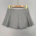 WOMENGAGA Korea Style Sexy Slim High Waist Strap A-line Half Length Skirt Fashion Women Skorts JK Sweet 2023 NewOW3W