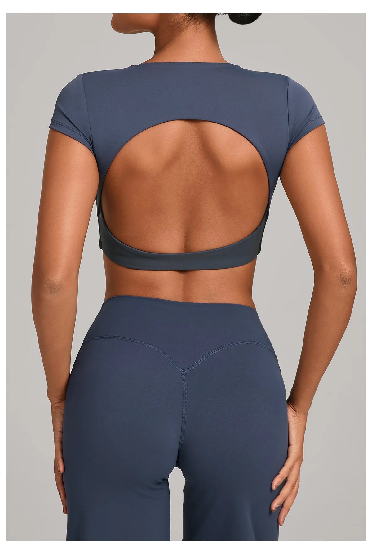Sexy Hollow Out Backless Sports Shirts Women Shorts Sleeve High-strength Double-layer Stitching Without Chest Sports Tank Tops