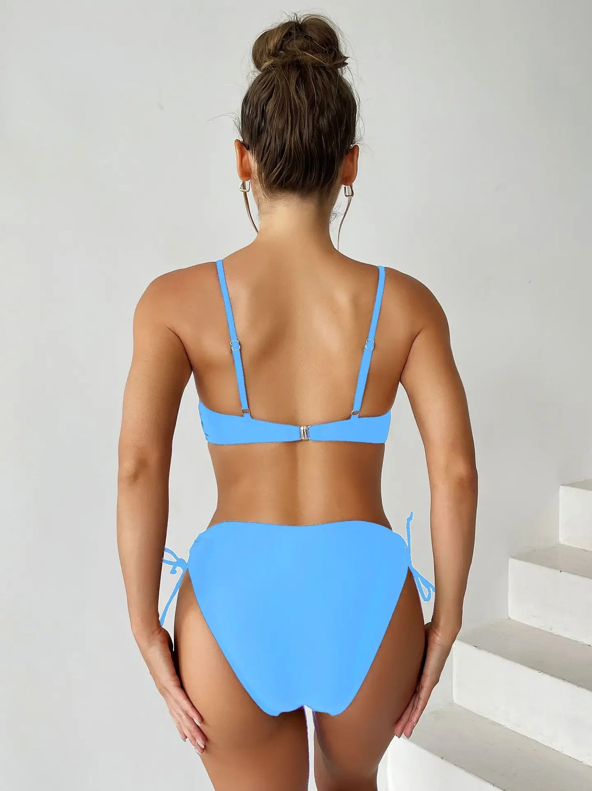 2024 Sexy Black One Piece Swimsuit Cut Out Bandage Trikini Swim Bathing Suit Monokini Push Up Brazilian Swimwear Women Bodysuit