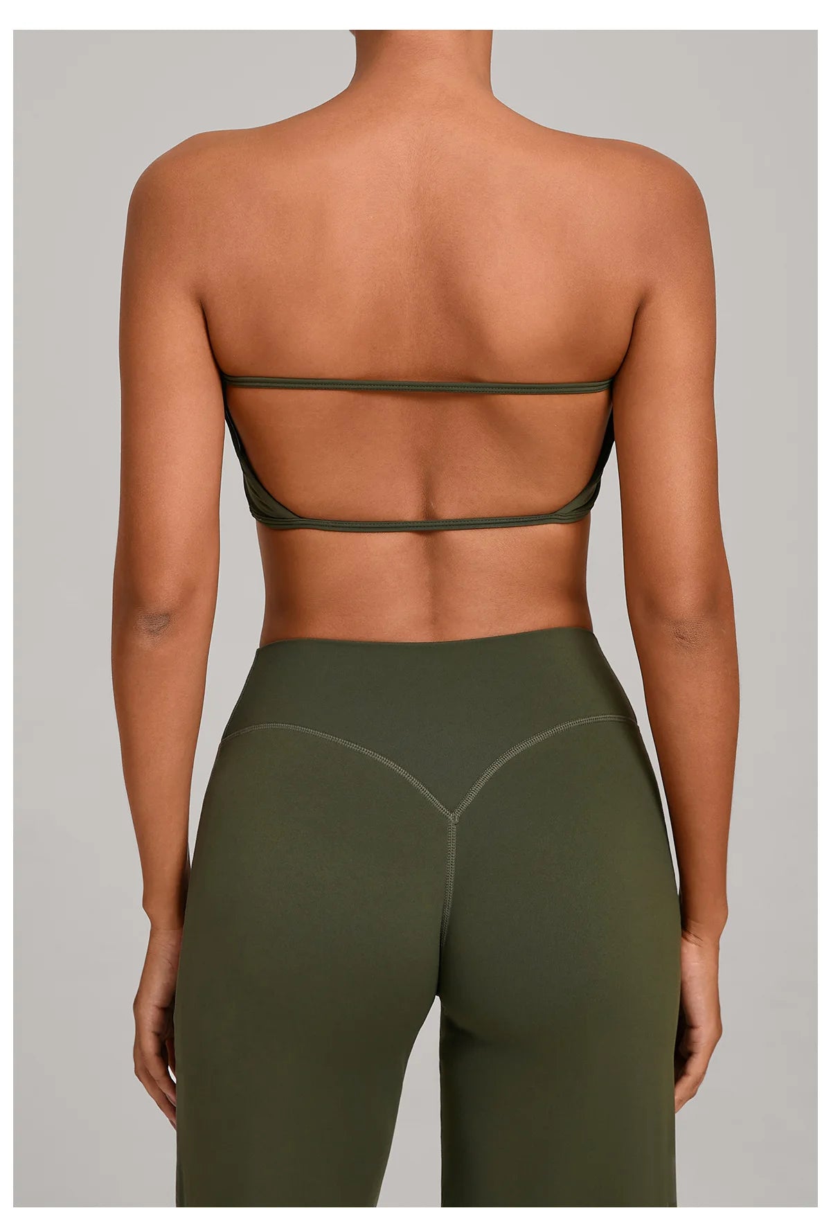 Women Strapless Sports Bra Gym Top Quick-Drying Yoga Clothes Women Tube Top Fitness Chest Wrap Underwear Workout Bra Female