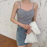 Women Tank Crop Top Sexy Bra Tops Seamless Underwear Female Crop Top Wireless Lingerie Padded Camisole Intimate