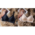 2Pcs/Set Seamless Bras For Women Sexy Lingerie Padded Non-wire Brassiere Adjust Shoulder Strap Underwear Comfort Intimates