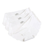 3Pcs/Set Seamless Ice Silk Panties Women Low Waist Briefs Female Underpants Invisible Underwear Sexy Lingerie M-XL Intimates