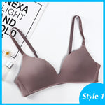 Seamless Bras for Women Push Up Bras No Wire Brassiere A B Cup Underwear Sexy Bralette Three Quarters(3/4 Cup)Lingerie