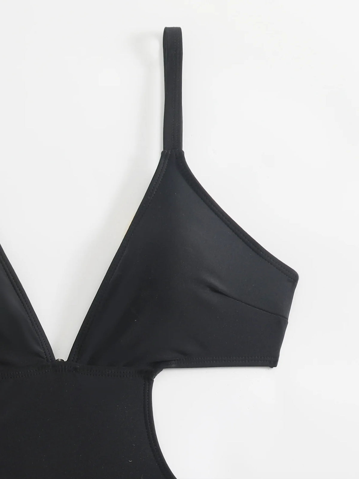 Sexy Hollow Out Backless Thong Bikini 2026 Women Black Coffee Golden Bead One Piece Swimsuit Beach Bathing Suit Holiday Swimwear