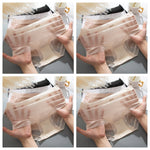 4Pcs/Set Women Ice Silky Panties Soft Briefs Seamless Underwear Summer Sexy Lingerie Female Underpants Low Rise Panties M-XL