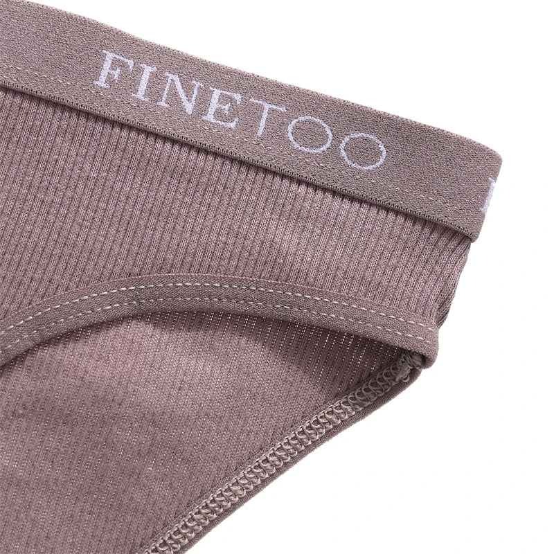2Pcs/Set M-XXL Cotton Panties for Women Letter Belt Briefs Sexy Low Rise Underwear Ladies Panty Girl Big Size Intimates Lingerie