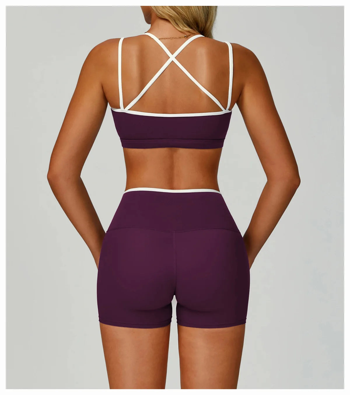 Sexy Back Sports Bra Top Women's Push-Up Yoga Underwear Fitness Top Running Workout Yoga Top Soft Beauty Back Bras Gym Underwear