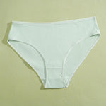 Women's Seamless Cotton Briefs Women Panties Solid Color Breathable Underwear Female Low Waist Soft Lingerie S-XXL