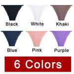 3PCS Women‘s Cotton Lace Panties Low Waist Briefs Comfortable Underwear Ladies Solid Color Underpants Girls Breathable Panty New