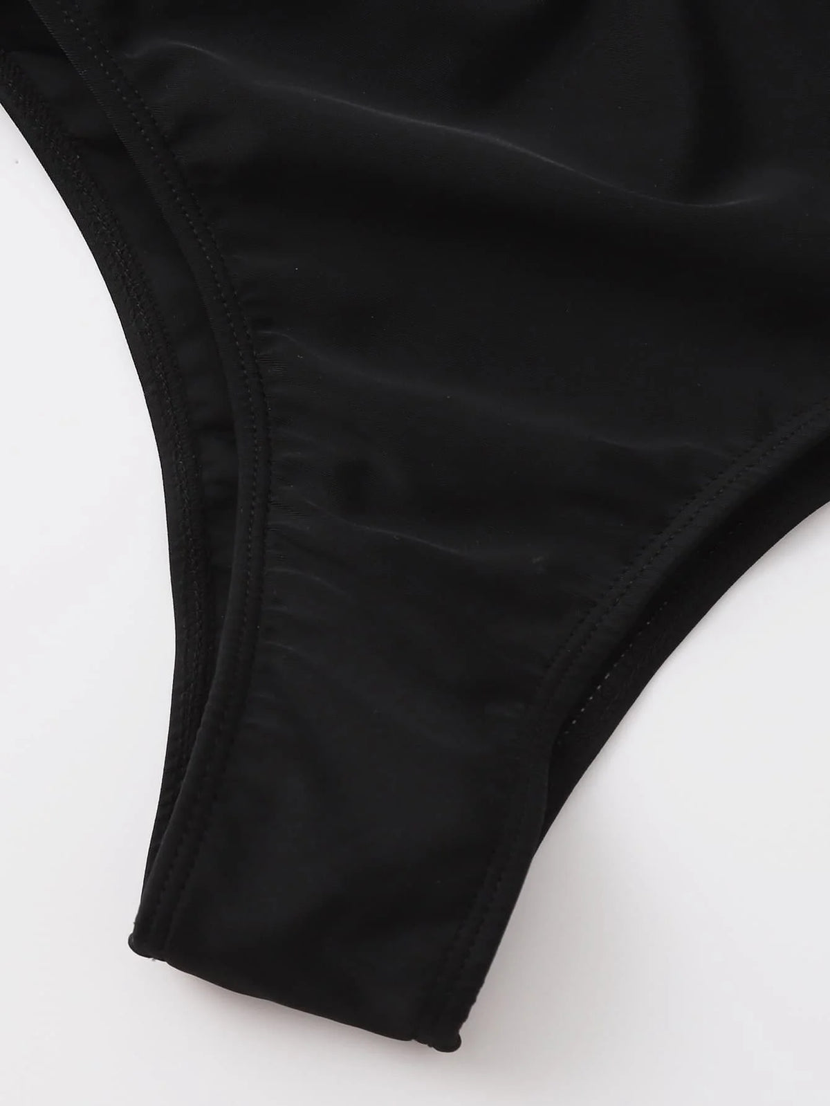 2026 Black Swimsuit One Piece Solid Long Sleeve Swimwear Women Bathing Suit Female Padded Swimming Summer Beachwear Bodysuit