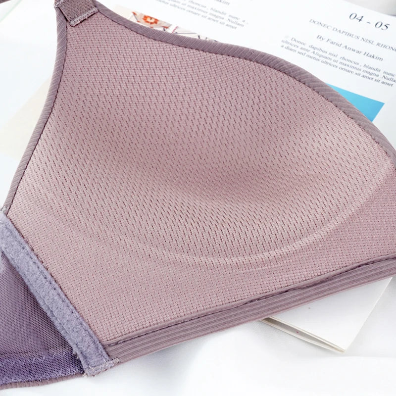 Seamless Bras for Women Push Up Bras No Wire Brassiere A B Cup Underwear Sexy Bralette Three Quarters(3/4 Cup)Lingerie