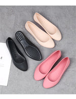 New ladies sandals soft pvc plastic flat non-slip women flat shoes 2022