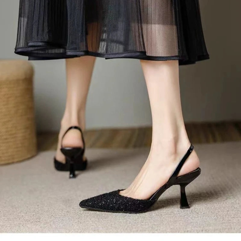 Sandals Summer Fashion New Single Shoes 2026 Spring Style Women's High Heels