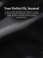 3/4 cup Sexy Lingerie Hanging Neck Backless Women's Underwear Black Women Brassiere Push Up Bra J2943