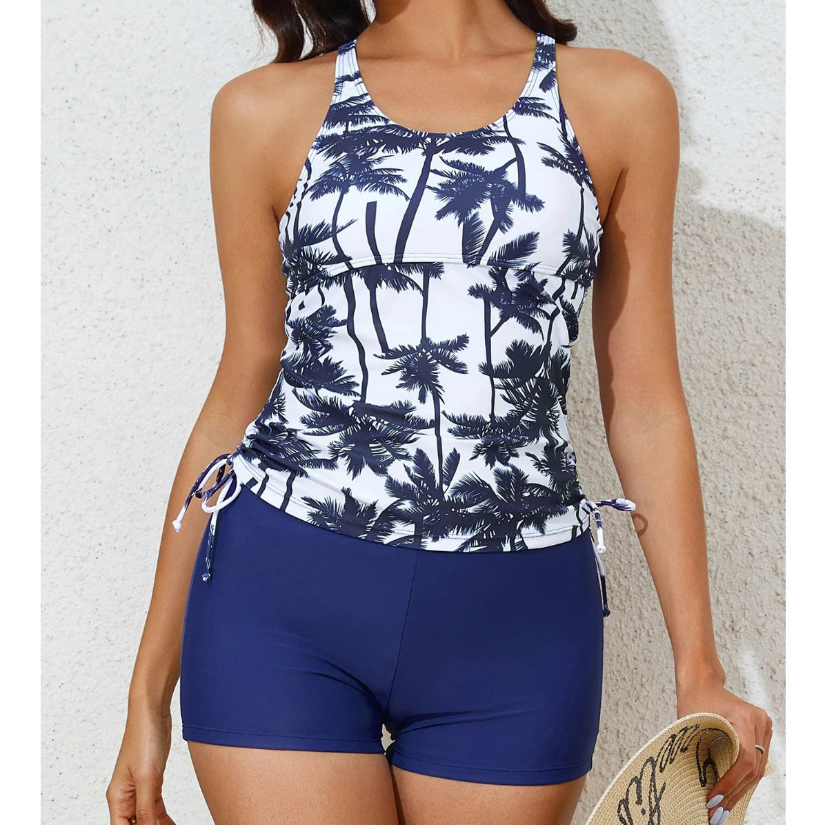 Sexy Print High Waist Tankini Sets 2026 Women Swimsuit Two Piece Swimwear Female Trunks Bathing Suits Brazilian Biquini Shorts