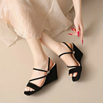 Summer Square Toe Sexy Comfortable Non-slip Wedge Sandals Fashion NewCasual Sandals for Women