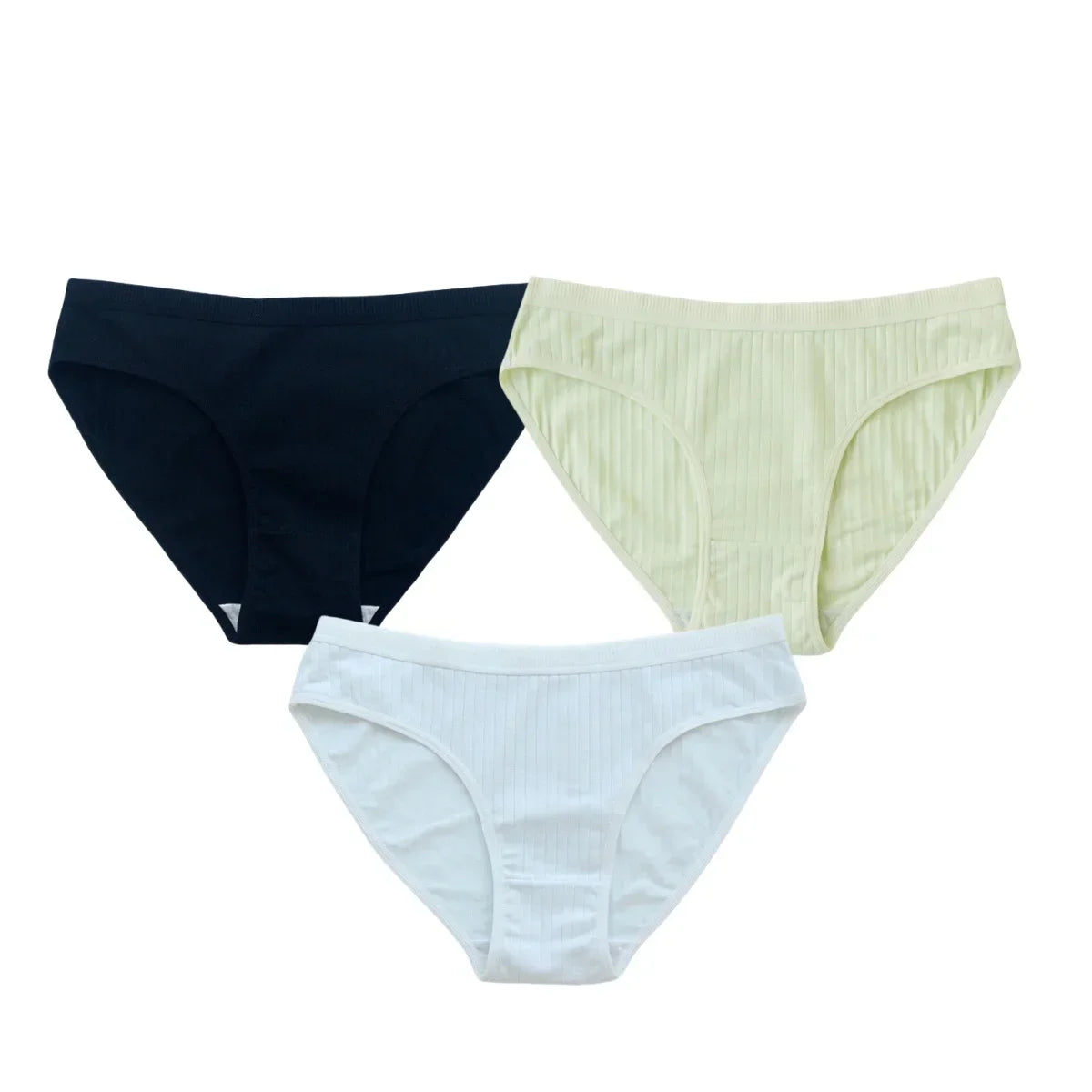 3Pcs/Set Cotton Panties Women Briefs Sexy Female Underpants Solid Pantys Seamless Underwear M-XL Panties Soft Lingerie Intimates