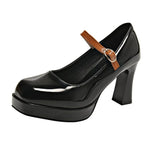 2026 leather shoe for women high heel platform point toe elegant and fashion shoe High-heeled sandals