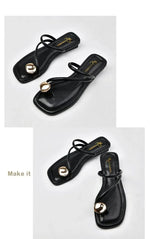 Beach Flip Flop Clip Toe Women Flats Slippers Shoes Outdoor Casual Ladies Low Heel Slides