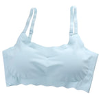 Seamless Bra Push Up Bras For Women Ice Silk Underwear Sports Fitness Bra Sexy Lingerie No Steel Ring Soft Support Bra