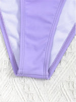 Sexy Rhinestone Chain Micro Thong Bikini Women Swimwear Ruffled Bandeau Swimsuit Knotted Bathing Swimming Suit Bikinis Sets 2026