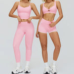 Women Yoga Set 2/3PCS Gym Clothes Long Sleeved Sportswear Yoga Suits Fitness Tracksuits Sport Outfits Crop Tank Bra Gym Leggings