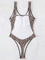 2026 Splicing Backless Women Thong Swimwear One Piece Swimsuit Female Monokini High Cut Leg Bather Bathing Suit Swim Beach Wear
