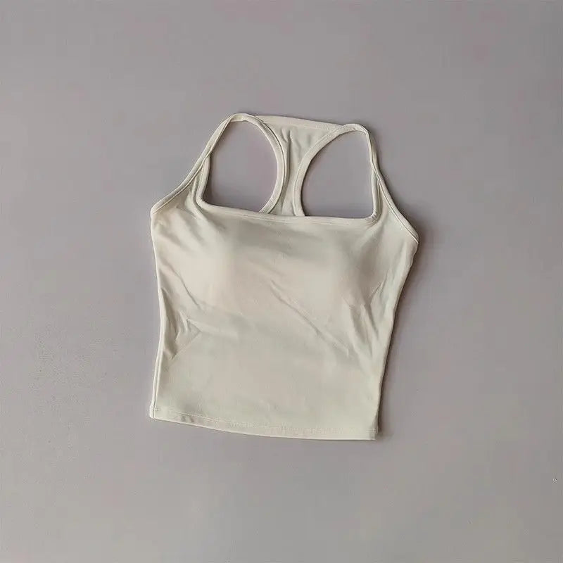 Women's Pilates Tank Top Push-Up Sports Bra Hollow Breathable Fitness Bras Gym Yoga Vest Sexy Running Tops Sportswear