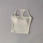 Women's Pilates Tank Top Push-Up Sports Bra Hollow Breathable Fitness Bras Gym Yoga Vest Sexy Running Tops Sportswear