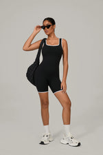 Women's Sports Jumpsuit Yoga Fitness Combination Lift Buttocks Bare Back High Elasticity Gym Sexy Sports Jumpsuit Gym Romper