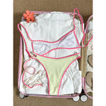 2026 Floral Flower Printed Bikini Women Swimwear Female Swimsuit Two-Pieces Bikini Set Brazilian Bather Bathing Suit Swim V8205