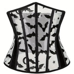 Royal corset body-shaping corset undergarment thin and breathable summer style with a cinched waist and plastic-boned mesh sexy