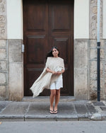 Trendix White Asymmetrical Cover Up For Women Fashion Ruffle Hem Loose Short Sleeve Shirts Casual Elegant Commuting Pullover Top