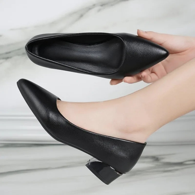 2026 Women Pointed Toe High Heels Shoes New Fashion Pumps Outdoor Anti-slip Designer Shoes Elegant Shoes