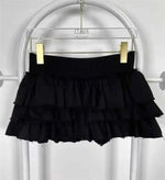 Sweet And Spicy Ballet F-length Skirt With Elastic Waist And Lace Hem Flared Cake-aped Ort Skirt For Young Women 8PO5