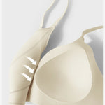Seamless Fixed Cup Bra Women's Sexy Bra Soft Support Upper Lift Breathable Comfortable Adjustment Type Underwear Everyday Bra