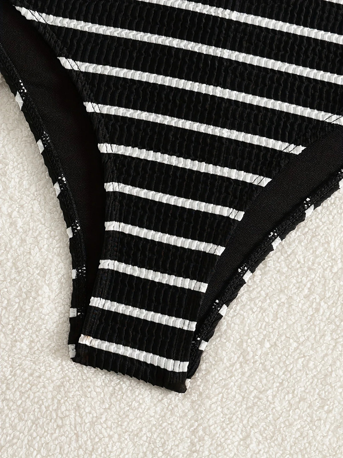 New Sexy Striped High Waisted Bikinis 2025 Swimsuits Women's Swimwear Female Beach Swim Wear Bathing Suits Brazilian Bikini Set