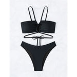 S - XL Cut Out Scrunch Butt Bikini Female Swimsuit Women Swimwear Two-pieces Bikini set Brazilian Bather Bathing Suit Swim K7300