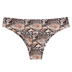 Ice Silk Seamless Snake Leopard Women Panties Sexy G String Thong Underwear T Back Girls Briefs Fitness Lingerie Plus Size M-XXL