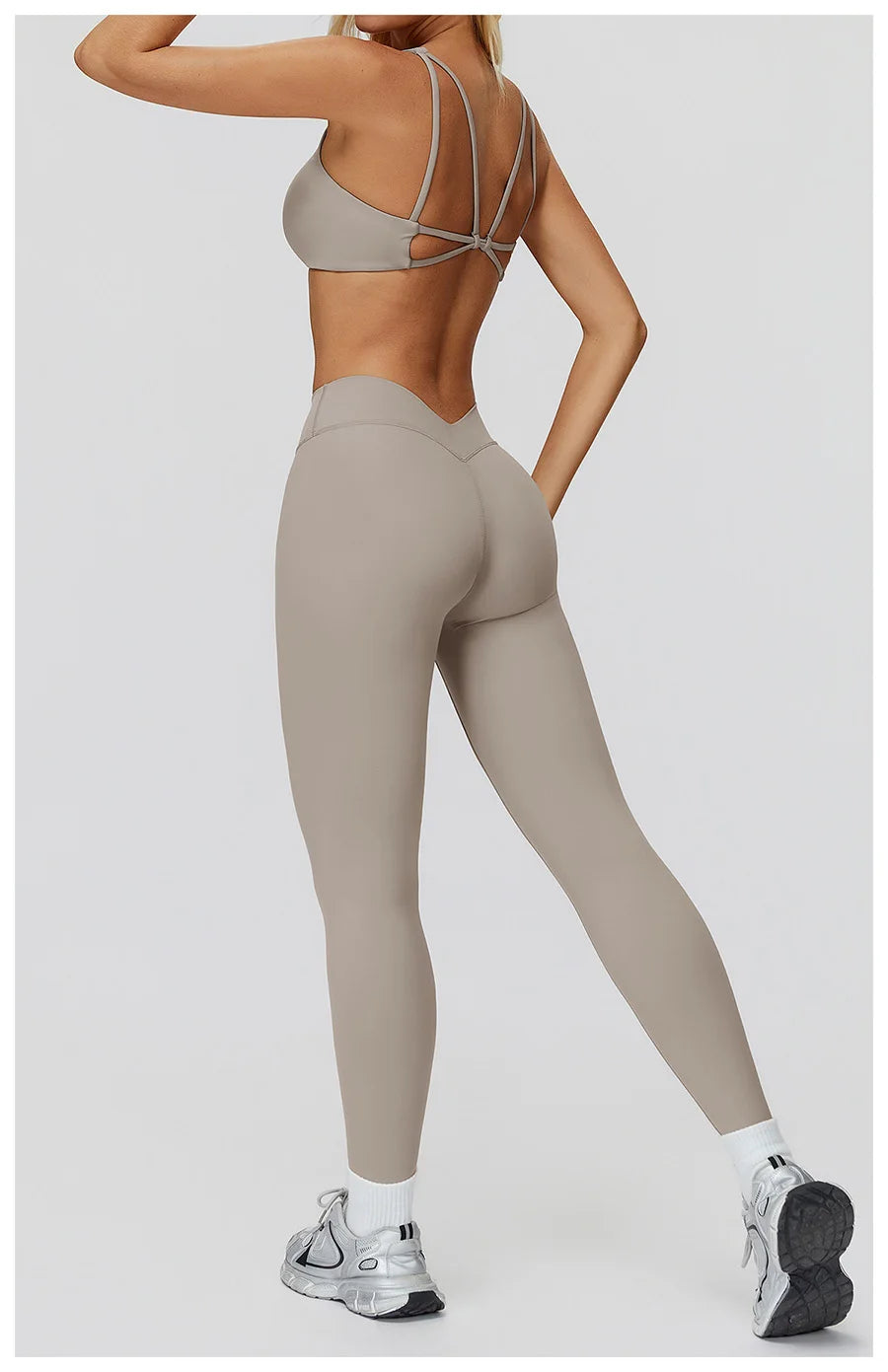 Women Yoga Suit Tracksuit Sports Bra High Waist Legging Shorts Outfit Gym Set Fitness Running Workout Clothes Push Up Sportswear