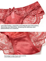 MOYISU Pure Desire Lace Bra Set Women Sexy Anti-Sag Push Up Bralette Sheer Underwear for Big/Small Chest Comfort Support