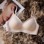 Seamless Push Up Bra for Women Sexy Lingerie Padded Wireless Underwear Support Bras Thin Shoulder Strap Comfort Intimates