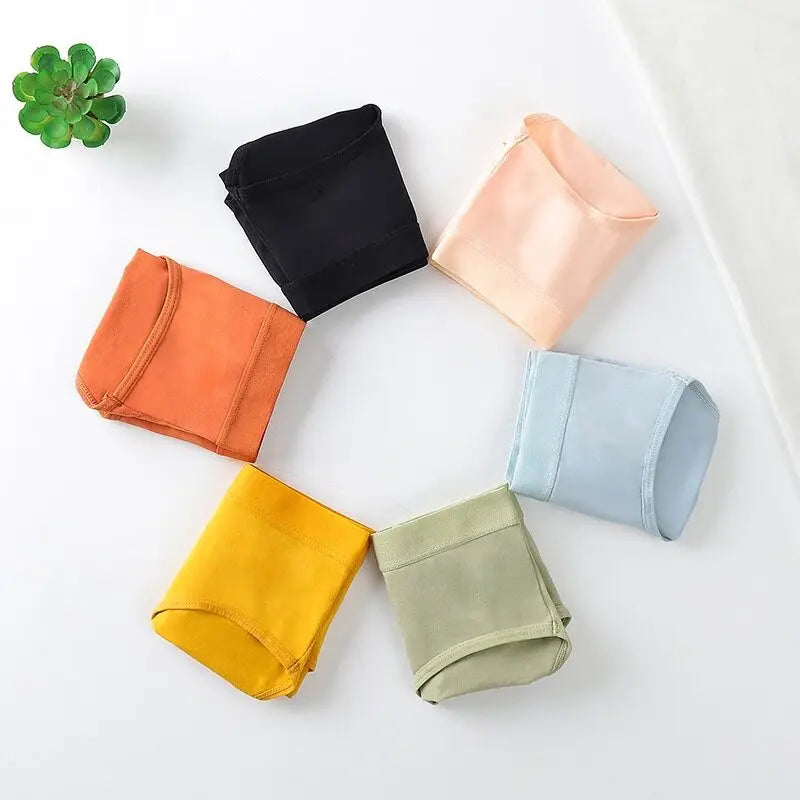 1 Pack Women Simple Panties Low Waist Soft Breathable Briefs Ladies Full Coverage Underwear Daily Solor Color Intimates M-2XL